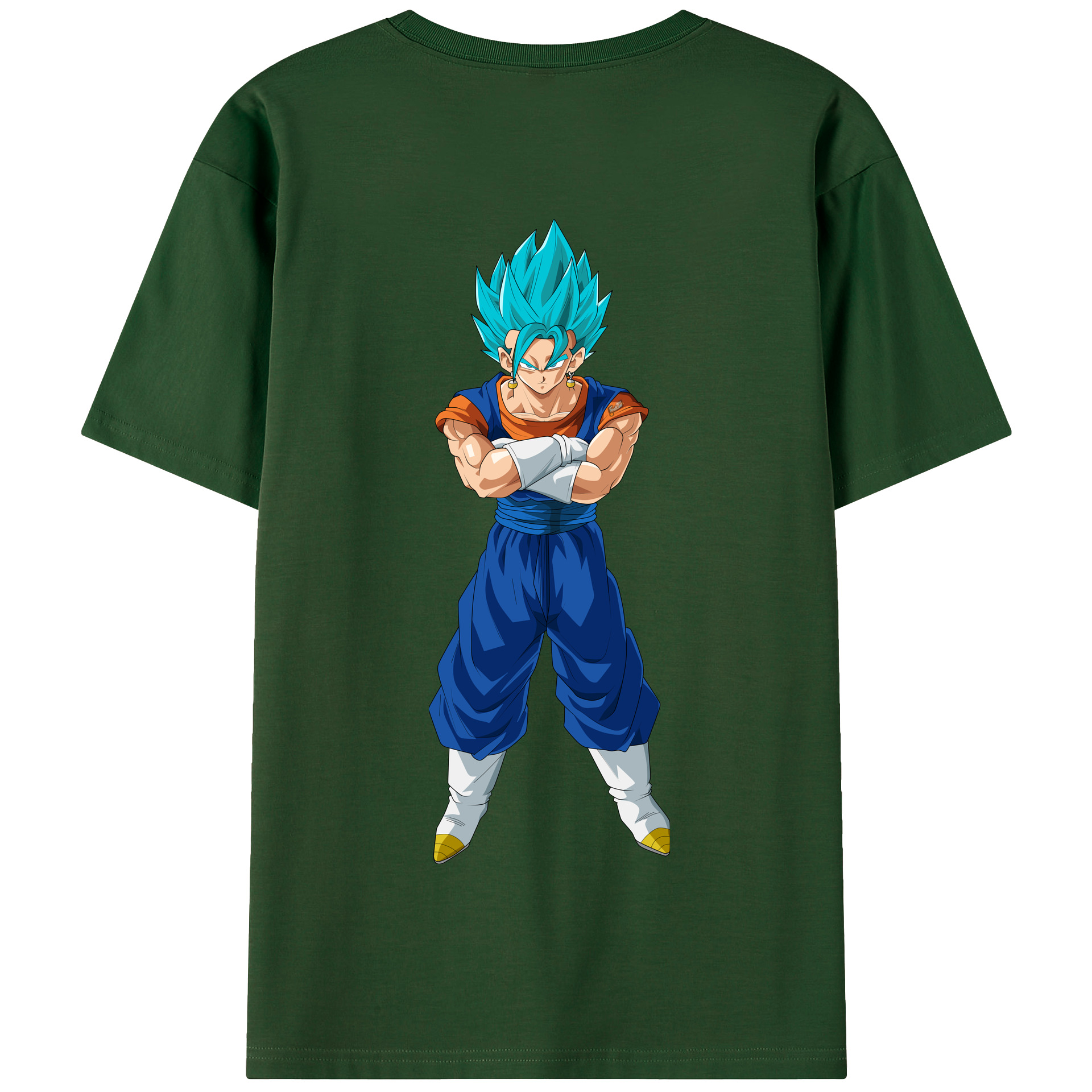 （画像用） ドラゴンボール ベジット DRAGON BALL Vegetto 綿100％半袖Tシャツ（背面プリント）